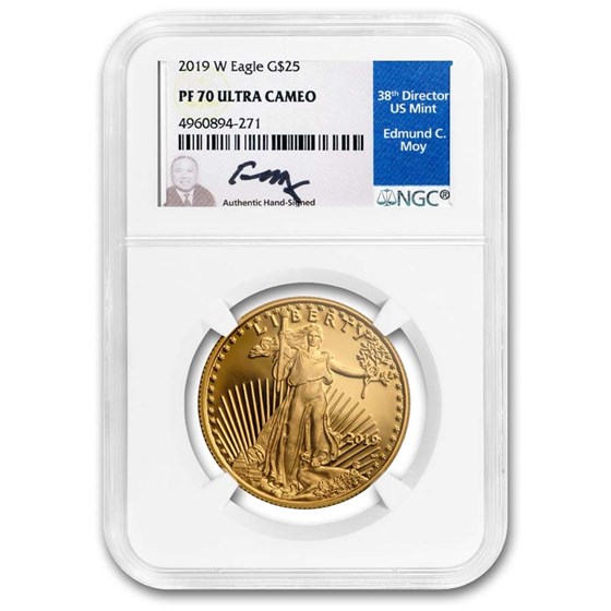 2019-W 1/2 oz Proof Gold American Eagle PF-70 NGC 2019-W 1/2 oz Proof Gold American Eagle PF-70 NGC